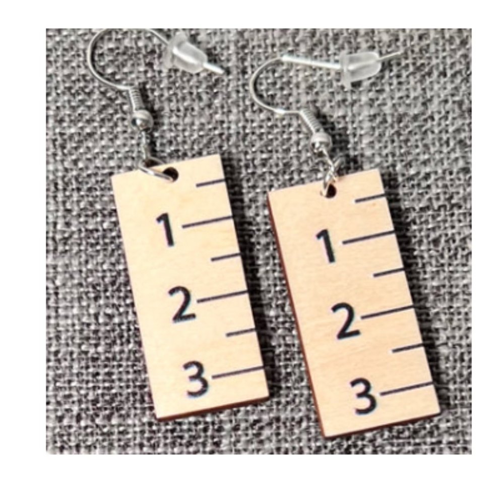 Ruler Earrings